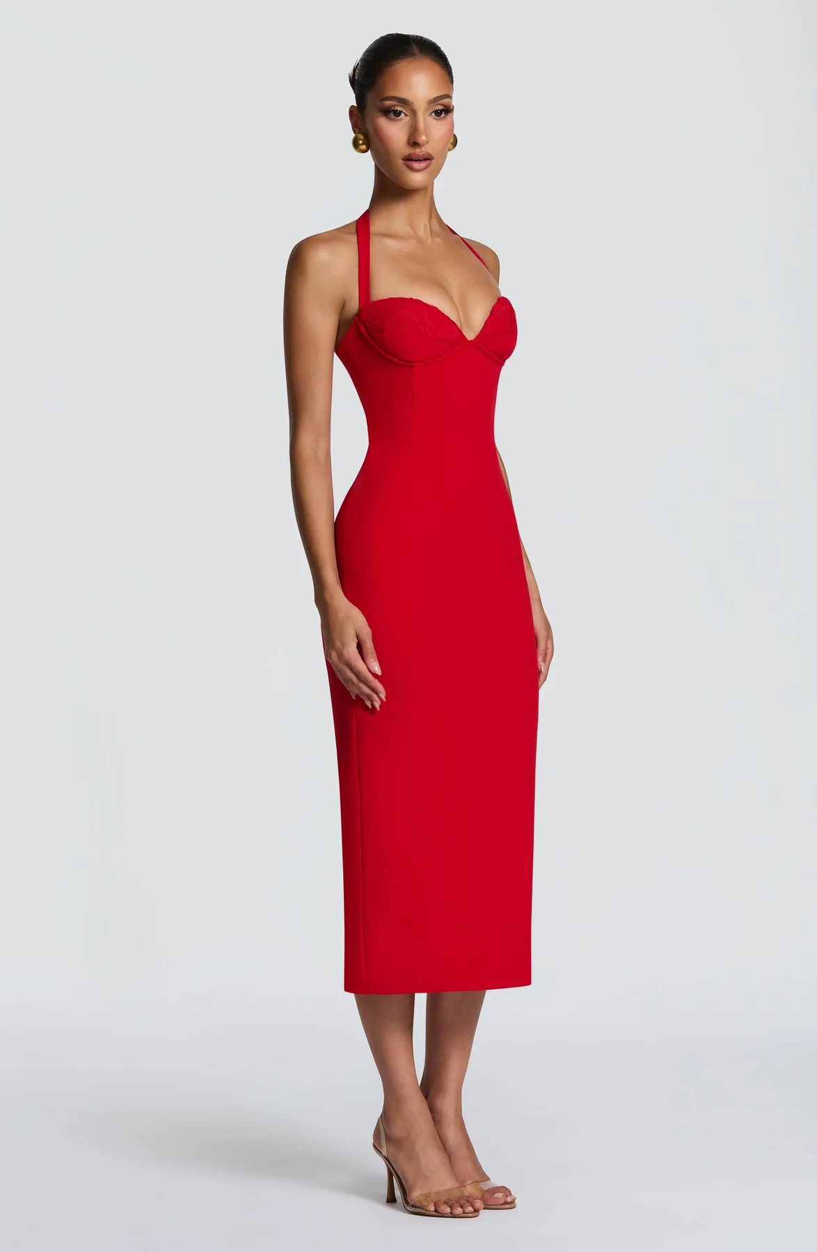Women's Sexy Backless Halter Belted Bodycon Maxi Dress – Slim Fit Elegant Party Gown_ecoleips.com