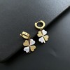 Fashionable earrings stainless steel, European style