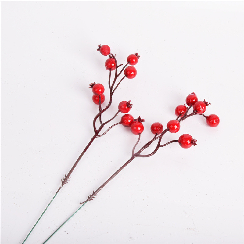 Decoraciones de Navidad hojas verdes ramas agujas de pino ramas árbol de Navidad guirnalda colgante de pared hecho a mano accesorios de bricolaje decoraciones