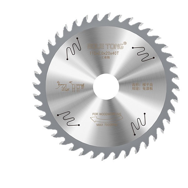 Boletong cortar madera sin pintura tablero ecológico especial empuje tabla de sierra no explosión escalera lateral dientes planos 7/8 pulgadas 9 pulgadas