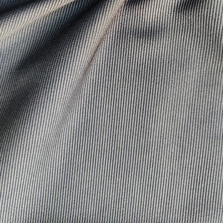 厂家直销经编21坑灯芯绒 针织弹力免洗细条条绒 服装家纺面料