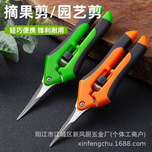 Stainless steel grape scissors fruit tree pruning scissors outdoor gardening tools garden floral scissors garden fruit picking scissors