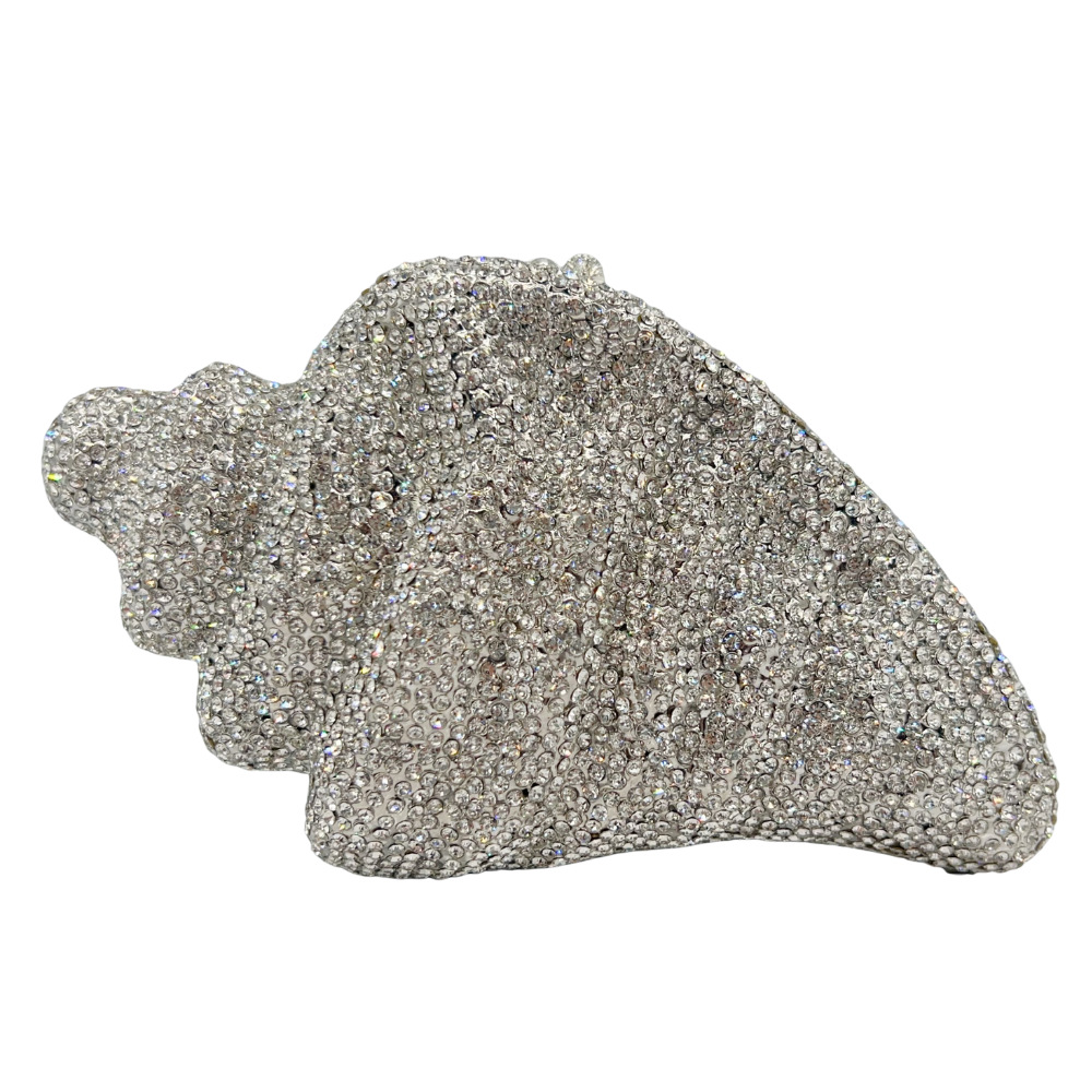 Shell Conch Rheinstone Bag conchas diamantes bolsas de cena bolsas de mano de diamantes bolsas de mujer oro