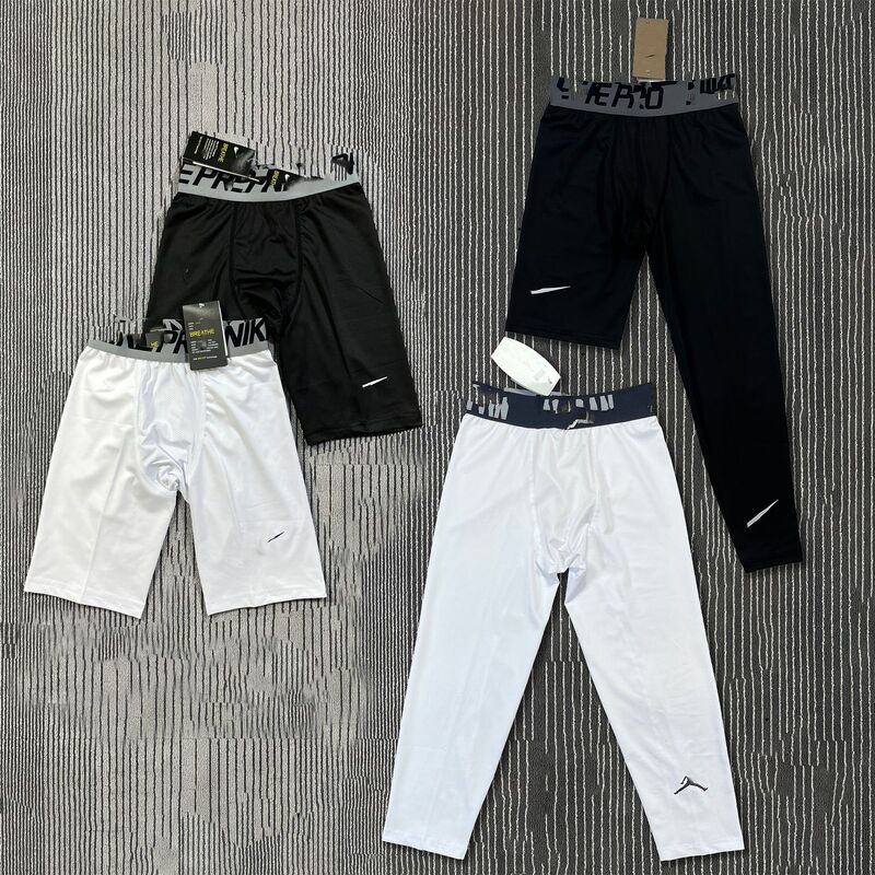 American Tights, Fitness Training Pants, 5-Point Pants, 7-Point Pants, High Elasticity, Quick-Drying Fabric Running Leggings in Stock