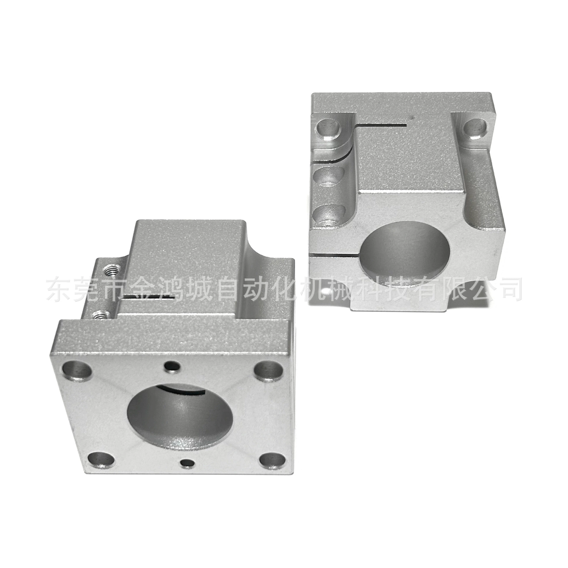Base ZCD01 — aluminum oxide alloy conveyor platform bracket, split clamp, flange mount