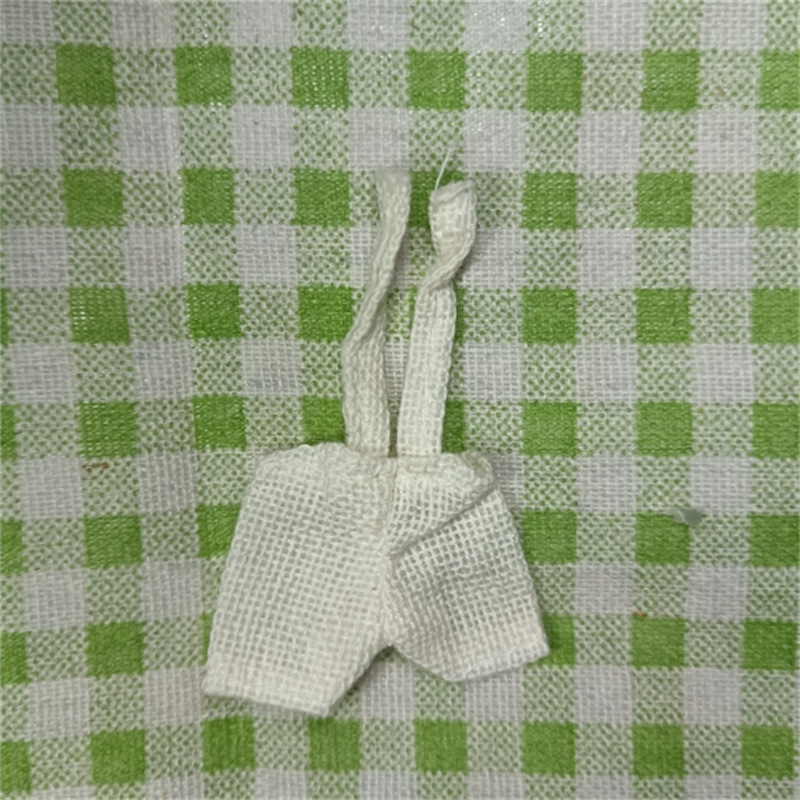 6cm 곰과 토끼에게 적합한 흰색 작업복