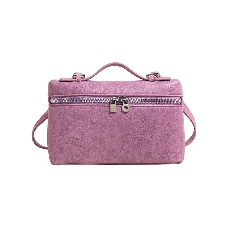Nicho coreano de la caja de almuerzo portátil bolso pequeño para mujeres 2026 nueva textura de alta calidad de moda versátil bolso de hombro