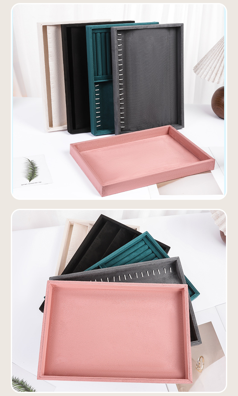 392g Weight Jewelry Boxes Classification 1 Piece Quantity Daily Occasion 1 Piece Flannel Retro Holiday Daily Solid Color Jewelry Boxes