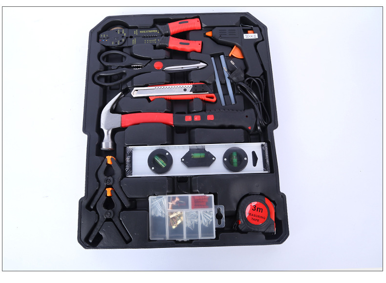 187-Piece Auto Repair Kit, Vehicle Maintenance Toolbox, Auto Repair Wrenches, Sockets, Hardware Repair Tools