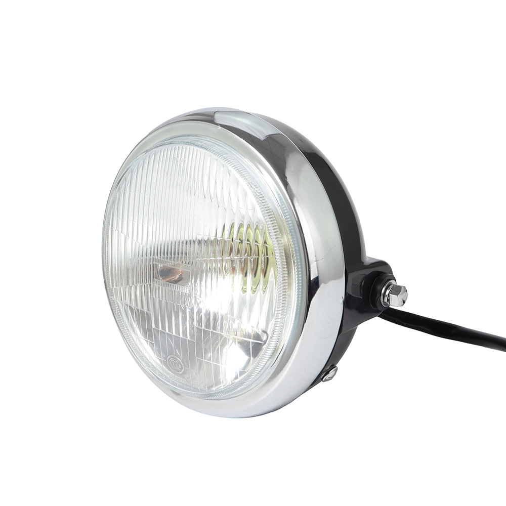 Motorcycle headlight 7-inch modified round lamp accessories applicable to Hao Lu ba ling Jue mu EN125-2F-3A front lamp general manager