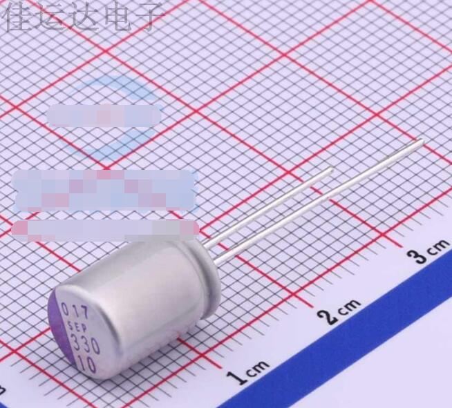 10SEP330M 规格 330μF 10V 引线型铝电解电容 原装供应