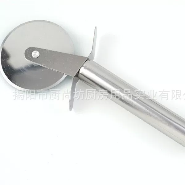 Factory in stock Sharp Pancake Knife Roller Pizza Knife Kitchen Baking Tools Cutter Stainless Steel Pizza Wheel Knife