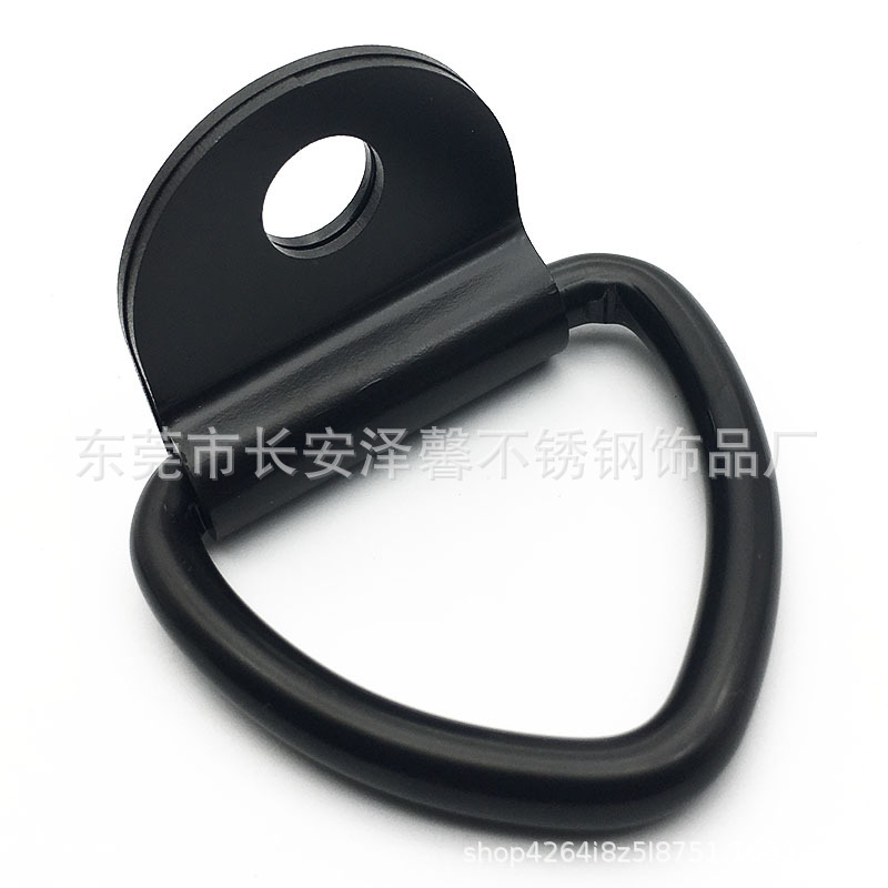 跨境推荐绑扎环三角形吊扣箱包扣包带连接扣手提扣包带D型铁片V型