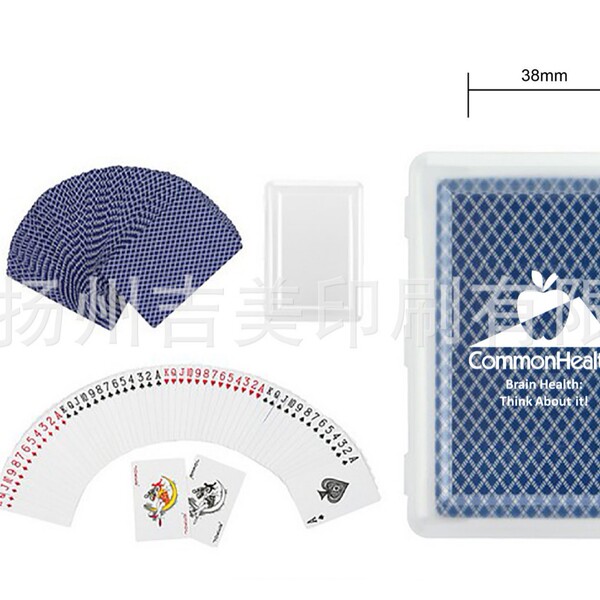 Advertising poker card manufacturers printed 280 grams of blue core…