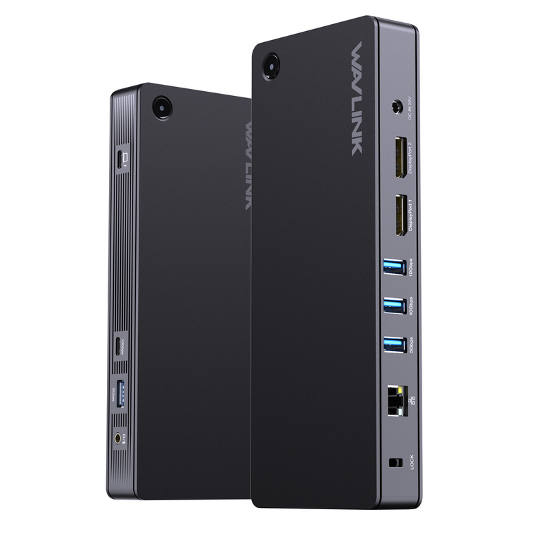 WAVLINK Docking Station Dual Monitor USB4 Base 96w Laptop Charging Hub UTD22