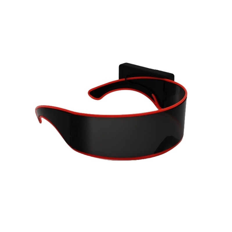 Gafas luminosas para discoteca transfronterizas de comercio exterior, divertidas, sensación tecnológica, para fotos, gafas de sol, para fiestas/bares, gafas de sol geniales image 3