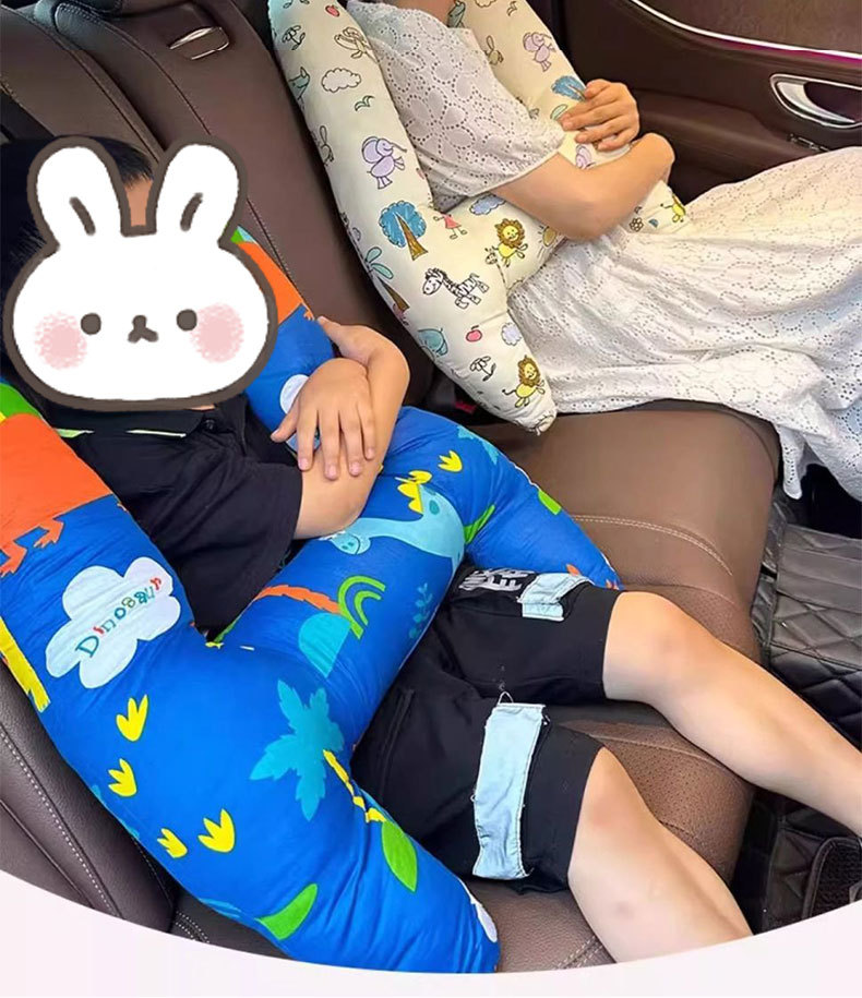 Car Headrest, Children's Sleeping Neck Pillow, Long-Distance Car Pillow, Rear Seat Pillow, Car Manufacturer Sleeping Pillow
