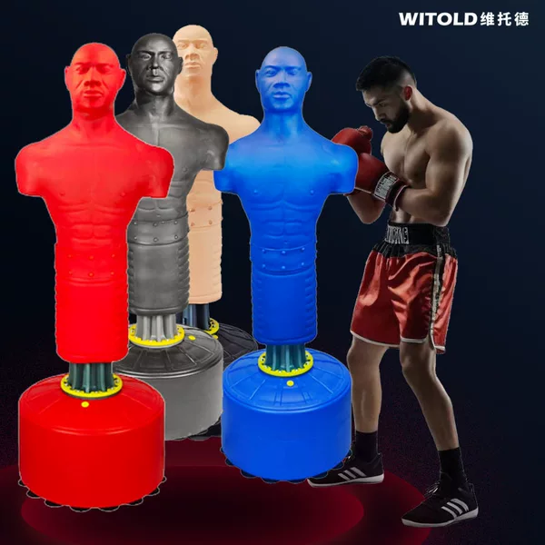 Silicone humanoid sandbag boxing household vent dummy professional Sanda taekwondo training equipment tumbler sandbag