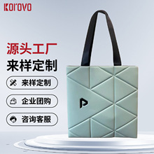 徕卡电脑包男女新款高级时尚华为洋气单肩包定制商务 压印托特