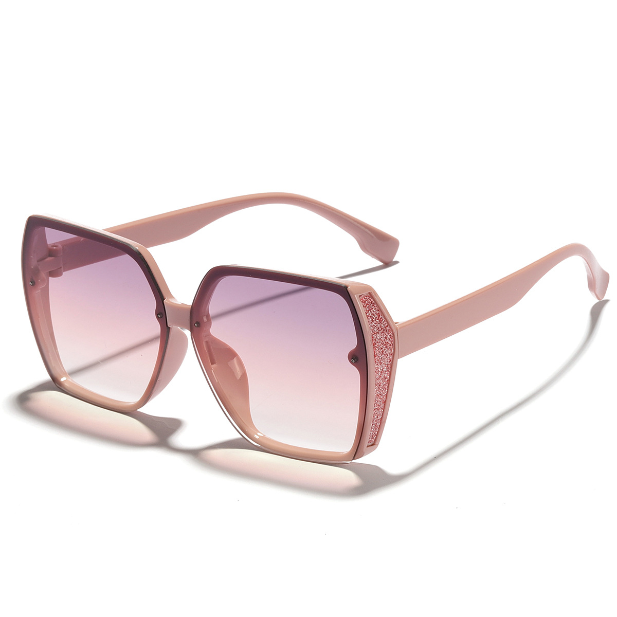 2022 Nueva celebridad de Internet mismo estilo gafas de sol personalidad europea y americana ins estilo gafas de sol mujeres de moda gran marco gran cara adelgazante 90949