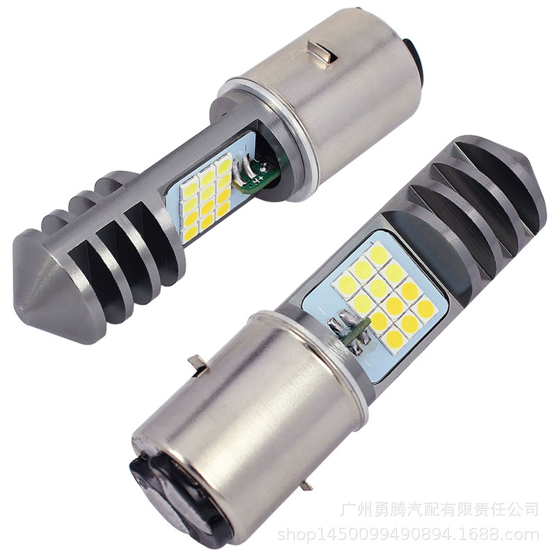 Новое мотоциклетное электрическое транспортное средство H4 H6 PX15D 3030 24LED одно-кисть двойные когти тройная коготь передний свет высокой мощности