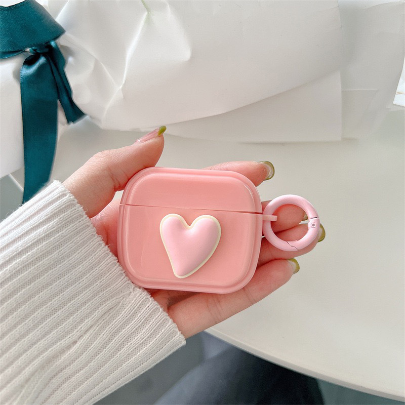 Untitled-1_0002_Box Headphone Case-Two-color Crooked Heart-With Pink Circle-Pink