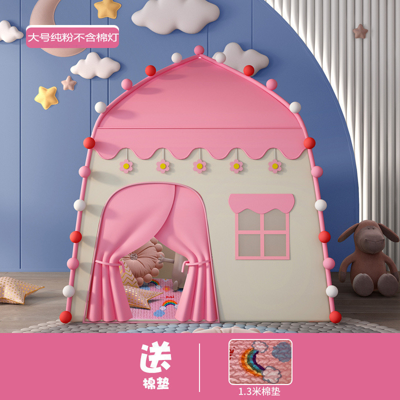 Nuevas tiendas de campaña para niños princesas interiores niñas caseras dormitorios juegos casa de bebés castillo casa pequeña cama cama separada
