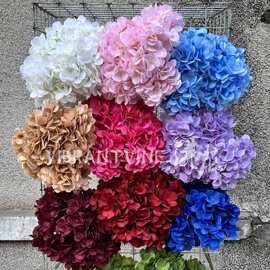 5头把束绣球仿真花婚庆婚礼吊顶假花路引插花节日活动装饰花材