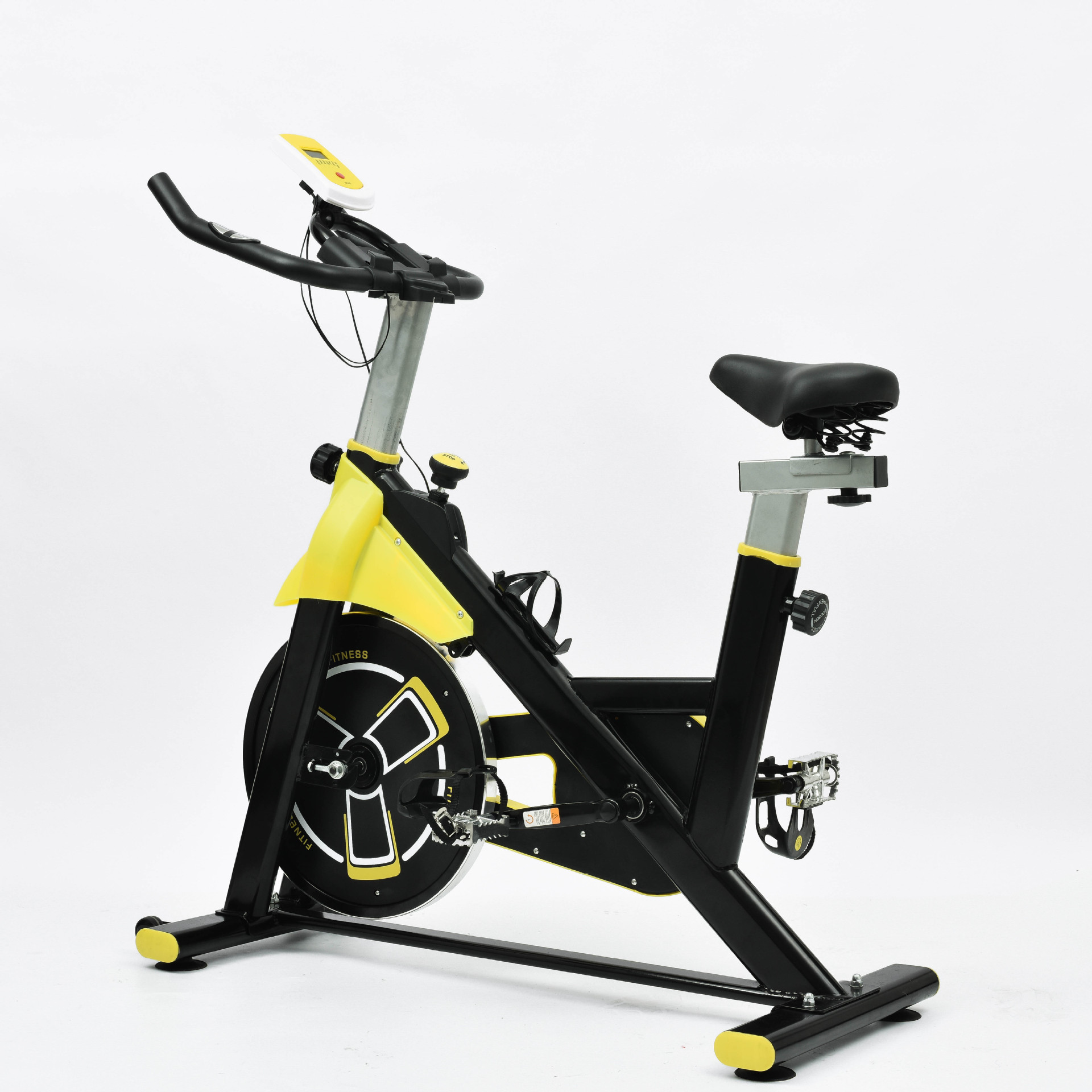 Close-up of the bike's dial function