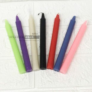 Red White Black Ordinary Buddha Lighting Long Candle Daily Romantic Proposal Wedding Candlelight Dinner Household Emergency Candle