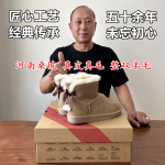 河南桑坡老丁家羊皮毛一体真皮纯羊毛蝴蝶结雪地靴女短筒短靴防滑