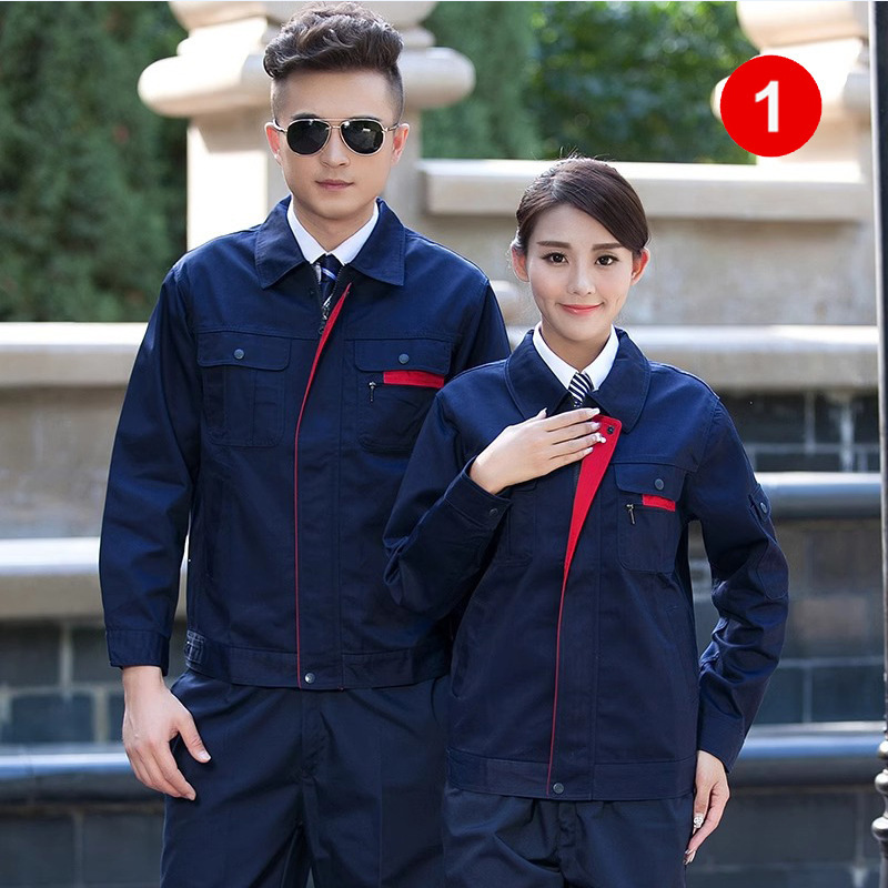 Work Clothes Dirty Resistant Autumn and Winter Work Clothing suit Construction Site Tooling Men's Long Sleeve Repair Factory Work Clothes Auto Repair Work Clothes