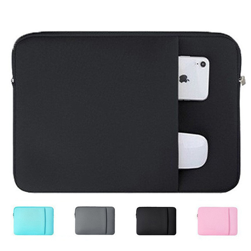 Laptop bag fleece-lined foam liner bag drop-proof with multi-pocket fashion tablet factory wholesale 16 inch