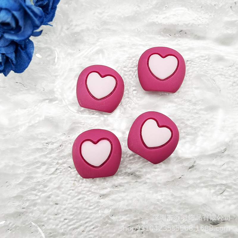 Resina animal de dibujos animados oído de ciervo hecho a mano DIY crema pegamento teléfono móvil Shell horquilla zapato hebilla muñeca parche decorativo