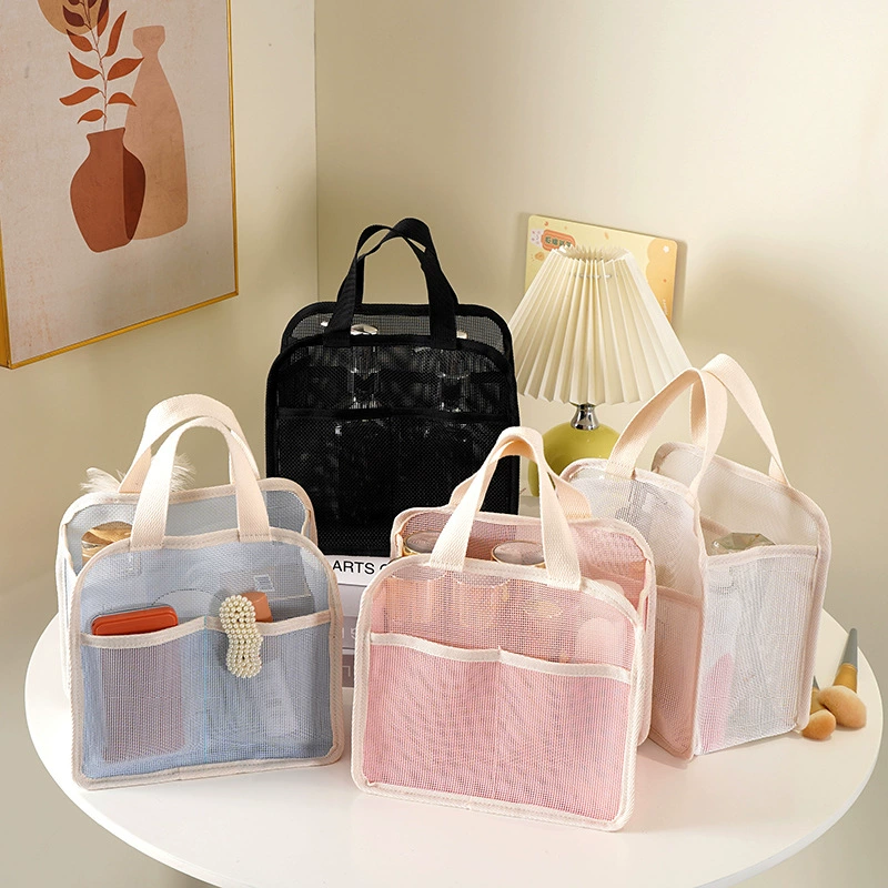Korean woven handheld purse, storage bag for gym, cosmetic bag, shoulder bag