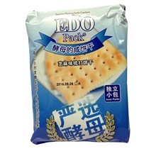 批發供應香港EDO pack芝麻味梳打餅干100克休閑零食  24包一箱