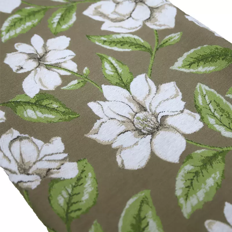 日系素雅 雪尼尔提花沙发布 色织服装面料