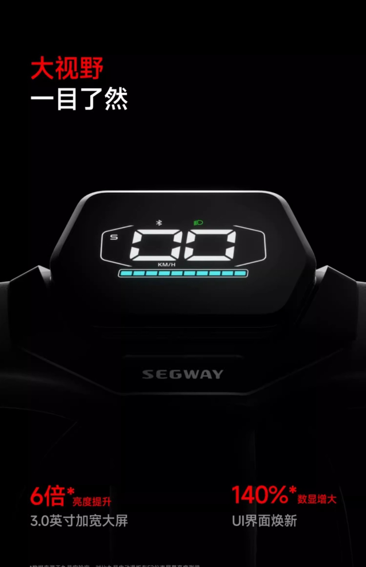 No.9 Segway Electric Scooter Zt3Pro Long-Range Foldableable Dual-Shock-Absorbing Off-Road Scooter