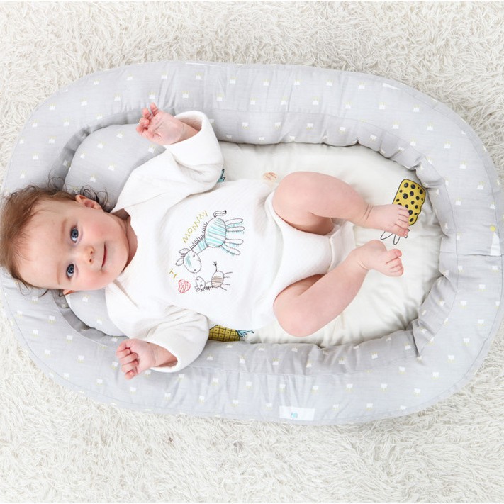 Cuna portátil para bebé en stock, cuna biomimética para recién nacidos, cama para niños, venta al por mayor del fabricante