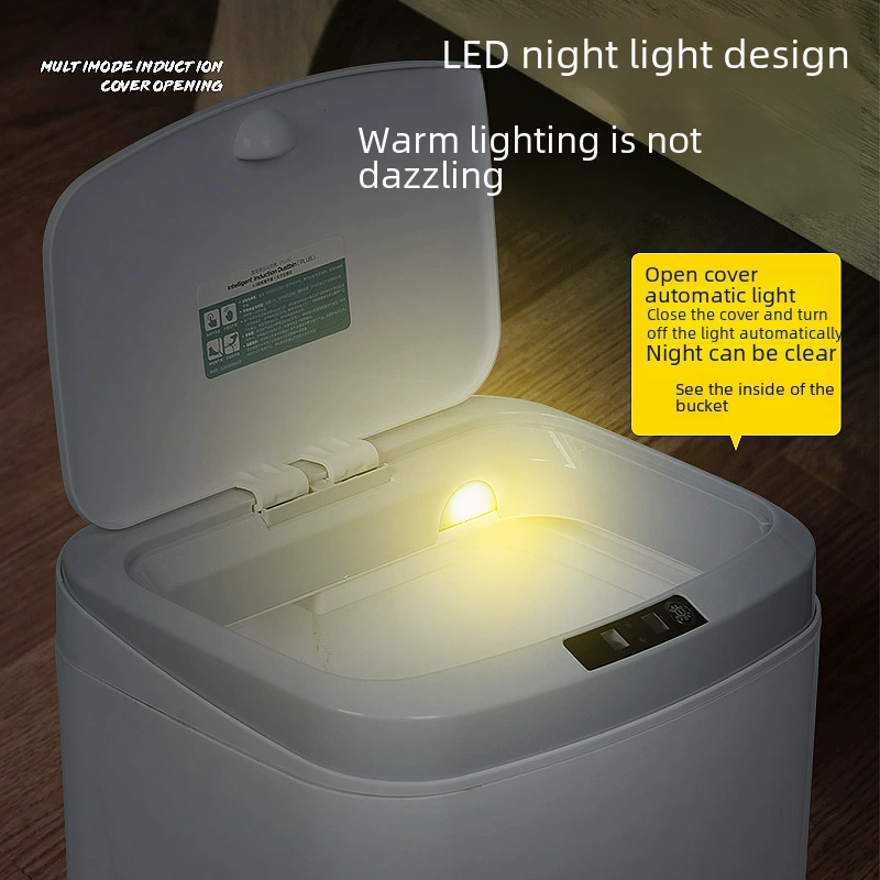 Smart induction electric garbage can for home use, fully automatic