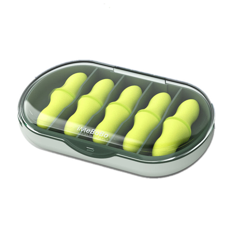 Supermarket Noise-Canceling Sleep Earplugs, Anti-Noise Slow Rebound Memory Foam Earplugs, Sleeping Sponge, Hotel Soundproofing, Silent Earplugs, Portable