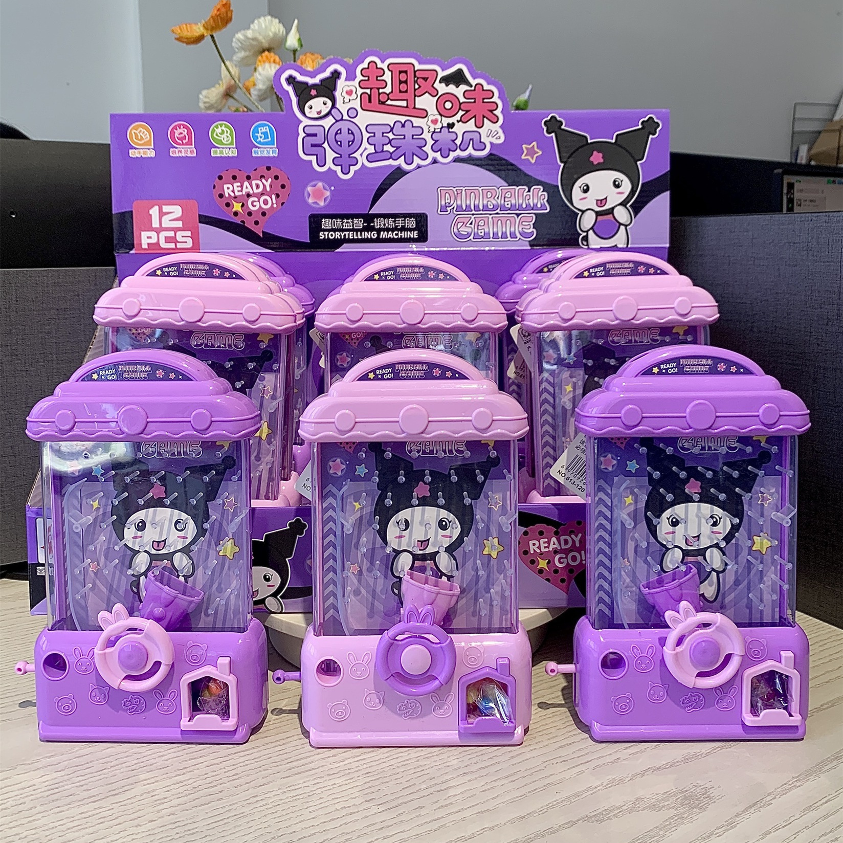 Rompecabezas para niños diversión máquina de pinball tablero de dibujo juguetes máquina de juego de escritorio juguetes al por mayor patio de recreo supermercado papelería