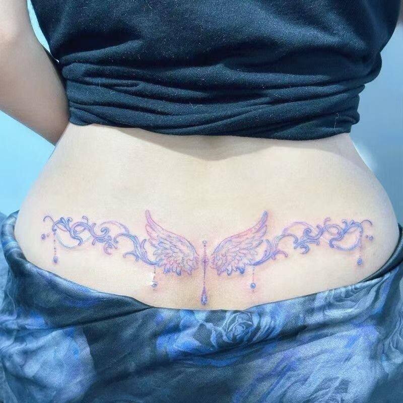 Sexy Colorful Feather Tattoo Stickers, Long-Lasting Waterproof Ins-Style, Washable Stickers for Chest, Clavicle, and Waist Sexy Colorful Feather Tattoo Stickers, Long-Lasting Waterproof Ins-Style, Washable Stickers for Chest, Clavicle, and Waist
