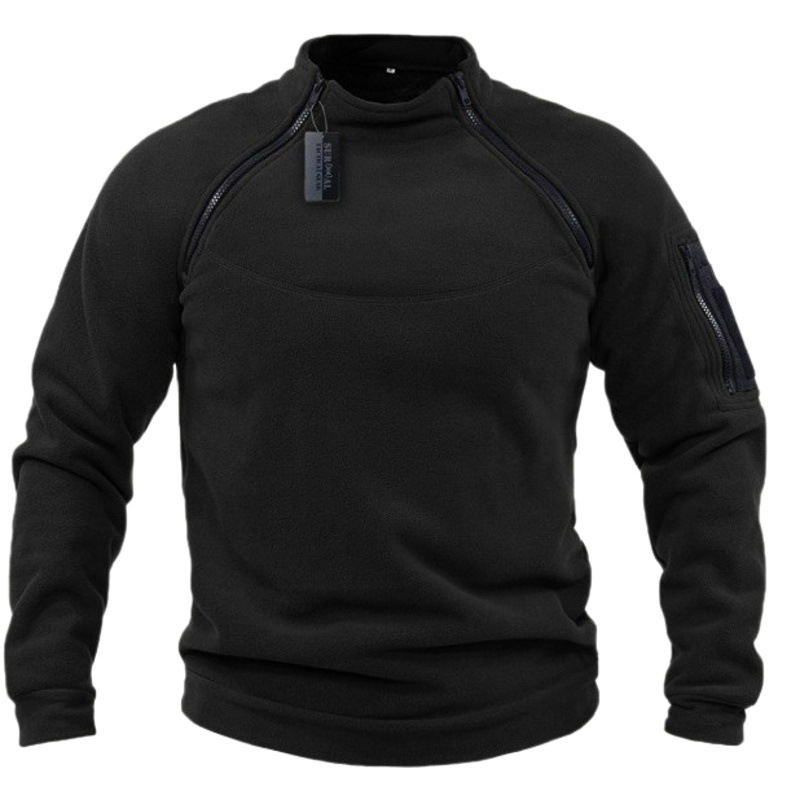 Ranger outdoor fleece jacket men's autumn and winter warm sweater double-sided tactical thickened polar fleece jacket men
