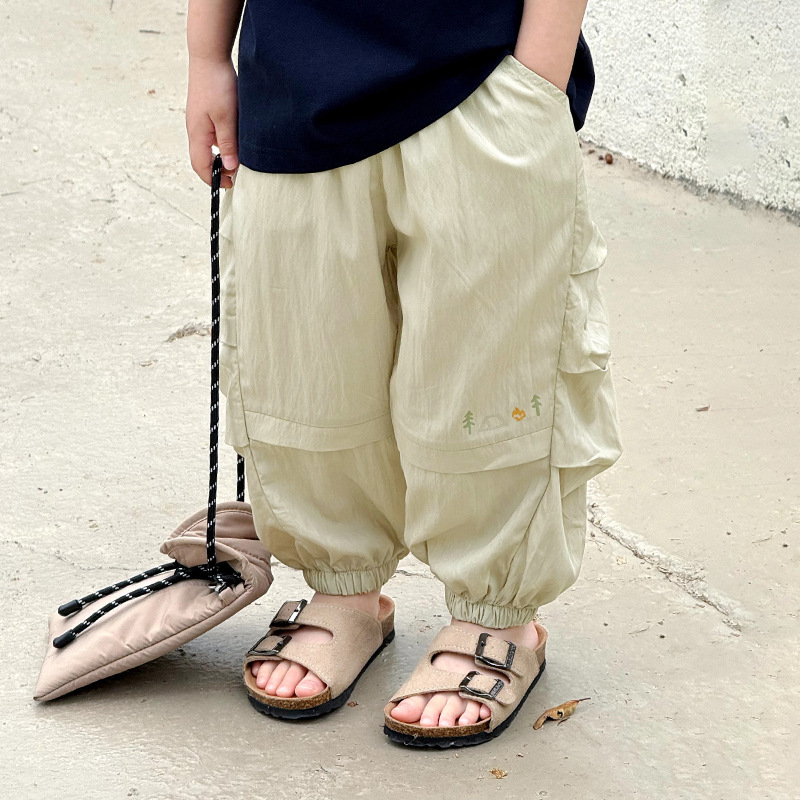 Anti-Mosquito Pants Boys' Pants Summer Thin Kidsren's Quick-Drying Pants 2025 Summer New Boys Yamamoto Pants Sports Pants