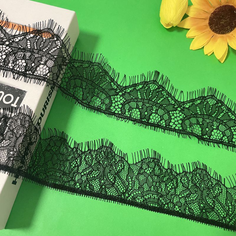 Nylon Silk Non-Elastic Eyelashes Lace Neckline Dress Children's Clothing Underwear Table Flag Eyelashes Lace Ready Supply Nylon Silk Non-Elastic Eyelashes Lace Neckline Dress Children's Clothing Underwear Table Flag Eyelashes Lace Ready Supply