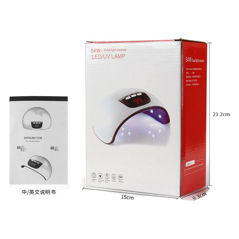 Ручная лампа для фототерапии инструмент для сушки ногтей интеллектуальная машина для фототерапии ногтей машина для выпечки ногтей Светодиодная лампа для ногтей Интерфейс USB