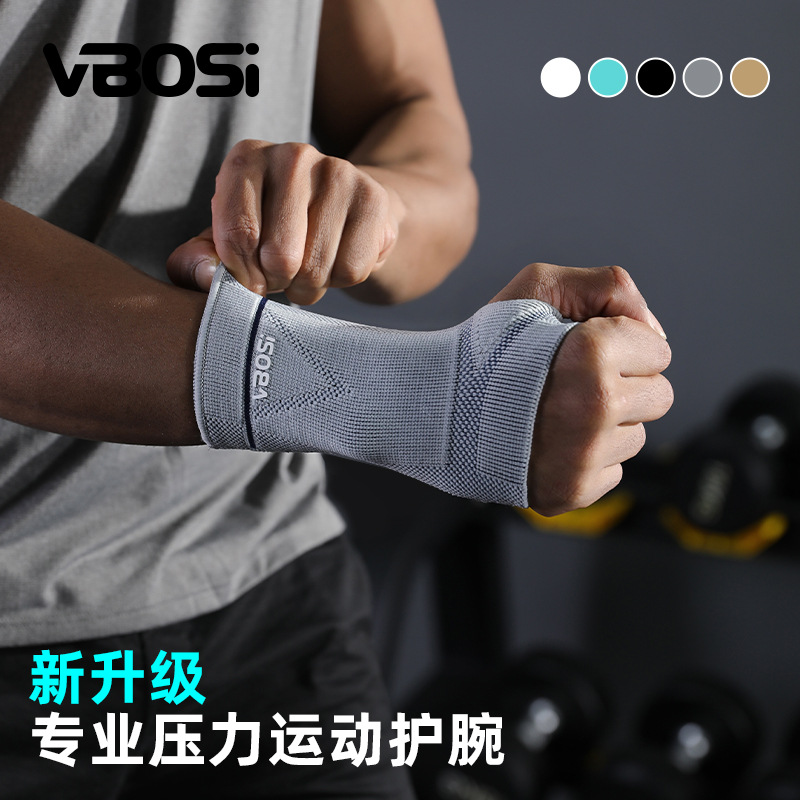 Wristbands for Men and Women, Knitted Compression Wraps to Prevent Sprains, Suitable for Badminton, Table Tennis, Dumbbell Exercises, and Palm Protection, Wholesale