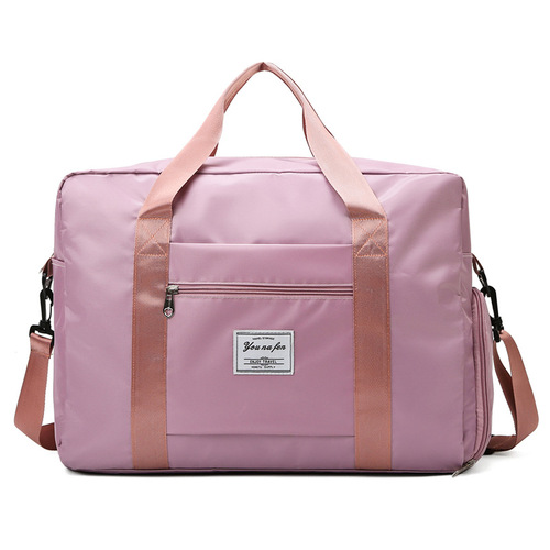 Travel storage bag, large capacity maternity bag, gym bag, hand-carried or shoulder-carry luggage bag, yoga bag, trolley bag wholesale