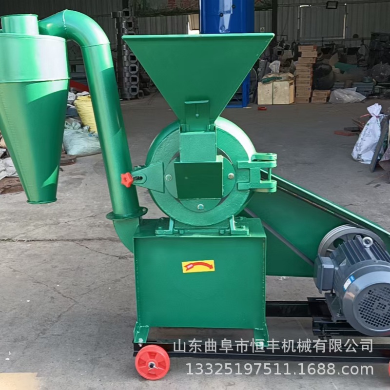 养殖饲料自吸式粉碎机 陶土铝屑化工原料粉碎机 江米黑米研磨机